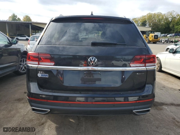 2023 Volkswagen Atlas 2.0T SEL with VIN 1V2BP2CA9PC552396, listed as a Copart auction lot 73565154 with 14,687 mi miles and Salvage Title. Bid and sale history available at carsss.com. Image 6.