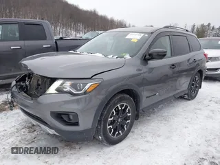 2019 Nissan Pathfinder S z VIN 5N1DR2MM0KC629304, wystawiony jako IAAI lot #41342768 z przebiegiem 48 529 mil mil oraz . Historia ofert i sprzedaży dostępna na DreamBid. Obrazek 2.