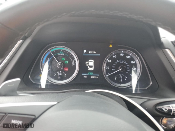 2023 Hyundai Sonata Hybrid SEL with VIN KMHL34JJ0PA061660, listed as a Copart auction lot 42552885 with 63,832 mi miles and Salvage Title. Bid and sale history available at carsss.com. Image 9.
