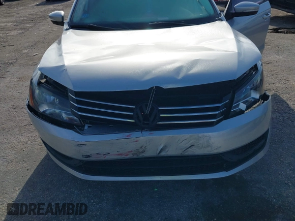2013 Volkswagen Passat Wolfsburg Edition with VIN 1VWAP7A31DC065040, listed as a IAAI auction lot 42007311 with 133,510 mi miles. Bid and sale history available at carsss.com. Image 6.