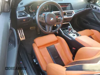2023 BMW M4 Competition with VIN WBS33AZ09PCL12350, listed as a Copart auction lot 76828464 with 16,545 mi miles and Salvage Title. Bid and sale history available at carsss.com. Image 8.
