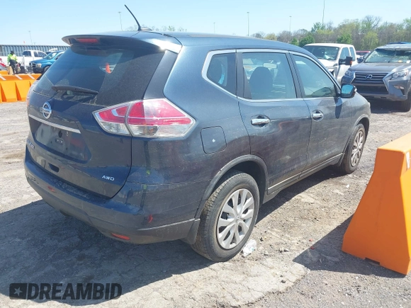 2015 Nissan Rogue SL with VIN 5N1AT2MV9FC896489, listed as a IAAI auction lot 41971675 with Not Provided miles. Bid and sale history available at carsss.com. Image 4.