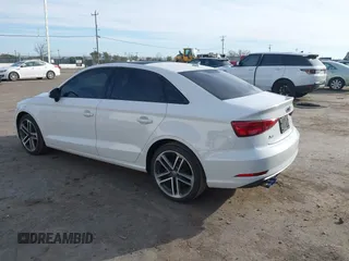 2018 Audi A3 Sedan Premium with VIN WAUAUGFF7J1069760, listed as a IAAI auction lot 41687581 with 70,980 mi miles. Bid and sale history available at carsss.com. Image 3.