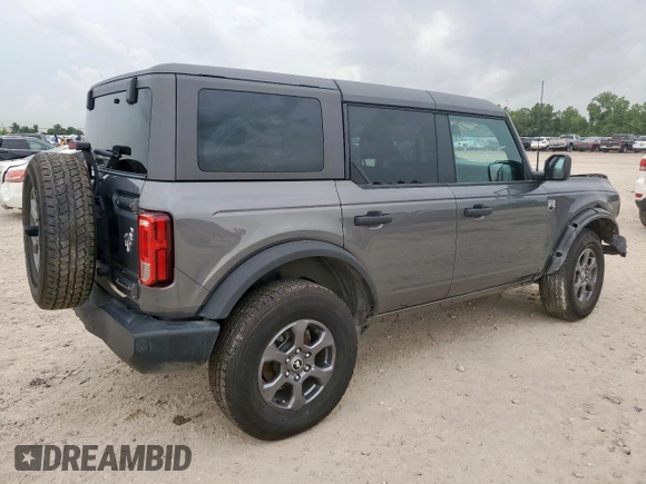 2022 Ford Bronco with VIN 1FMDE5BH7NLB66388, listed as a Copart auction lot 60559515 with 26,468 mi miles and Salvage title. Bid and sale history available at DreamBid. Image 3.