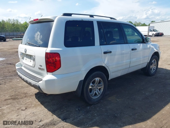 2003 Honda Pilot EX with VIN 2HKYF18593H613457, listed as a IAAI auction lot 42091759 with 297,397 mi miles. Bid and sale history available at carsss.com. Image 4.
