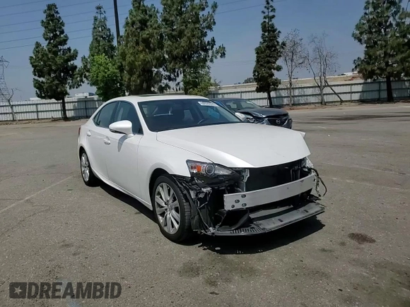2015 Lexus IS 250 with VIN JTHBF1D29F5082992, listed as a Copart auction lot 60929335 with 34,283 mi miles and Salvage title. Bid and sale history available at DreamBid. Image 14.