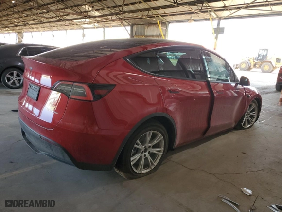 2021 Tesla Model Y Long Range with VIN 5YJYGDEE4MF075690, listed as a Copart auction lot 51274085 with 29,812 mi miles and Salvage Title. Bid and sale history available at carsss.com. Image 3.