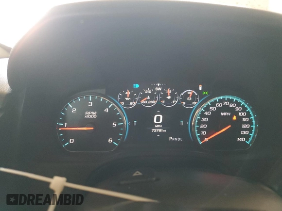 2018 GMC Yukon Denali with VIN 1GKS1CKJ4JR352531, listed as a Copart auction lot 43398305 with 73,781 mi miles and Salvage Title. Bid and sale history available at carsss.com. Image 9.