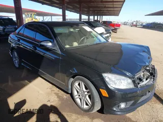 2009 Mercedes-Benz C-Class 3.5L Sport with VIN WDDGF56X99R068598, listed as a IAAI auction lot 41830790 with 92,049 mi miles. Bid and sale history available at carsss.com. Image 13.