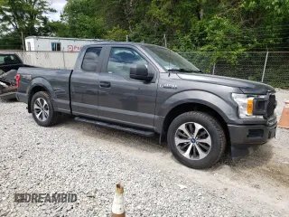 2020 Ford F-150 XL with VIN 1FTEX1CP5LFC31512, listed as a Copart auction lot 65382165 with 131,585 mi miles and Salvage title. Bid and sale history available at DreamBid. Image 4.