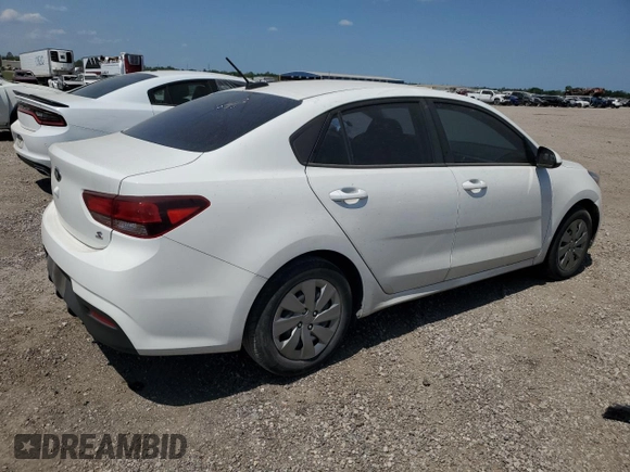 2020 Kia Rio S with VIN 3KPA24AD3LE349382, listed as a Copart auction lot 53283085 with 34,112 mi miles and Salvage Title. Bid and sale history available at carsss.com. Image 3.