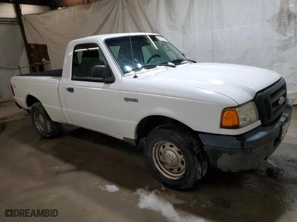 2005 Ford Ranger XL with VIN 1FTYR10UX5PA90872, listed as a Copart auction lot 85161554 with 129,691 mi miles and Clean Title. Bid and sale history available at carsss.com. Image 4.