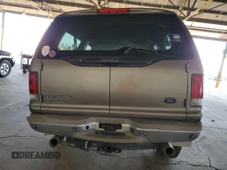 2002 Ford Excursion Limited с VIN 1FMNU42S32EB52470, выставлен на аукционе Copart как лот 47244495 с пробегом 218 302 миль миль и Списание • Salvage title. История ставок и продаж доступна на DreamBid. Изображение 6.