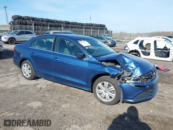 2017 Volkswagen Jetta S с VIN 3VW2B7AJ0HM326454, выставлен на аукционе IAAI как лот 41940675 с пробегом 59 708 миль миль и . История ставок и продаж доступна на DreamBid. Изображение 1.