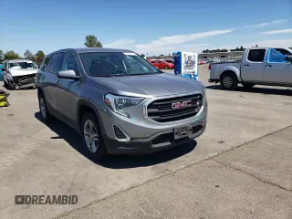 2019 GMC Terrain SLE with VIN 3GKALMEV2KL249787, listed as a Copart auction lot 63664424 with 100,522 mi miles and Salvage title. Bid and sale history available at DreamBid. Image 11.
