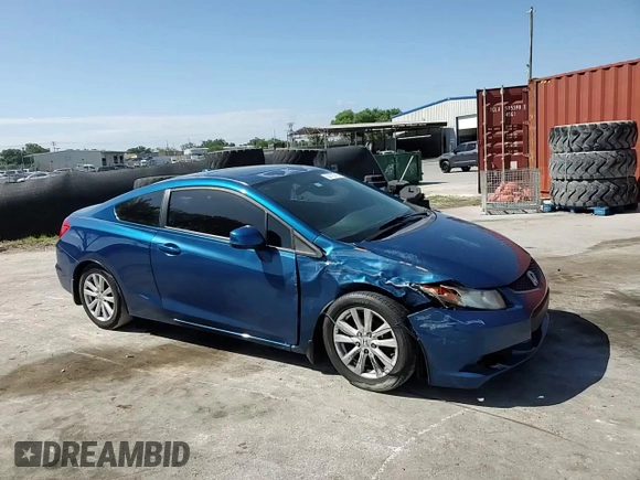 2012 Honda Civic Cpe EX-L with VIN 2HGFG3B00CH515554, listed as a Copart auction lot 52115715 with 136,309 mi miles and Salvage Title. Bid and sale history available at carsss.com. Image 11.
