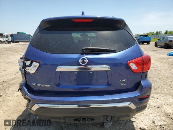 2019 Nissan Pathfinder S z VIN 5N1DR2MM9KC603901, wystawiony jako Copart lot #56871785 z przebiegiem 48 788 mil mil oraz Szkoda całkowita • Salvage title. Historia ofert i sprzedaży dostępna na DreamBid. Obrazek 6.