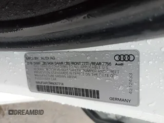 2017 Audi A6 Competition Prestige with VIN WAUF3AFC8HN057714, listed as a Copart auction lot 85747494 with 99,853 mi miles and Salvage Title. Bid and sale history available at carsss.com. Image 15.