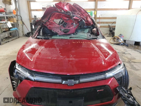 2024 Chevrolet Blazer EV eAWD RS z VIN 3GNKDCRJ4RS168621, wystawiony jako Copart lot #46397265 z przebiegiem Nie podano mil oraz Nie do naprawy. Historia ofert i sprzedaży dostępna na DreamBid. Obrazek 5.