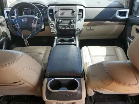 2016 Nissan Titan XD PRO-4X with VIN 1N6BA1F47GN512757, listed as a Copart auction lot 77429314 with 152,756 mi miles and Salvage Title. Bid and sale history available at carsss.com. Image 8.