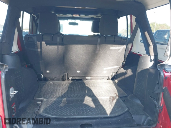 2014 Jeep Wrangler Unlimited Sport with VIN 1C4BJWDG2EL126480, listed as a IAAI auction lot 41479323 with 93,192 mi miles. Bid and sale history available at carsss.com. Image 17.