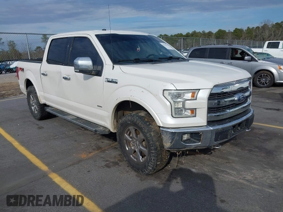 2017 Ford F-150 XL with VIN 1FTEW1EG5HFC49810, listed as a IAAI auction lot 41452273 with 174,020 mi miles. Bid and sale history available at carsss.com. Image 1.