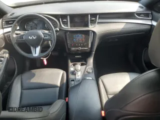 2021 Infiniti QX50 Luxe with VIN 3PCAJ5BA4MF124283, listed as a Copart auction lot 60037765 with 58,803 mi miles and Salvage title. Bid and sale history available at DreamBid. Image 8.