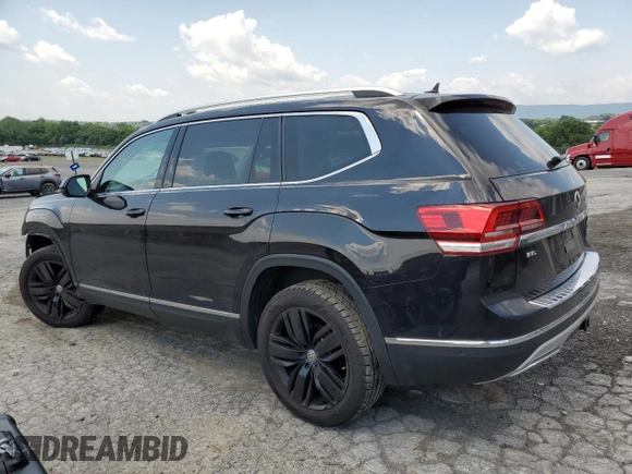 2019 Volkswagen Atlas SEL Premium z VIN 1V2NR2CA3KC603035, wystawiony jako Copart lot #60467885 z przebiegiem 97 303 mil mil oraz Szkoda całkowita • Salvage title. Historia ofert i sprzedaży dostępna na DreamBid. Obrazek 2.