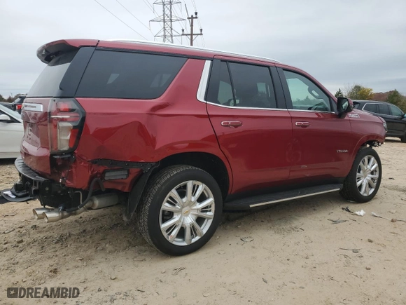 2023 Chevrolet Tahoe High Country with VIN 1GNSKTKL1PR508017, listed as a Copart auction lot 80831974 with 2,333 mi miles and Salvage Title. Bid and sale history available at carsss.com. Image 3.