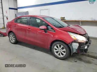 2015 Kia Rio EX with VIN KNADN4A35F6499738, listed as a Copart auction lot 45329805 with 99,029 mi miles and Salvage Title. Bid and sale history available at carsss.com. Image 4.