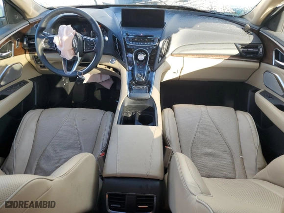 2020 Acura RDX w/Advance Pkg with VIN 5J8TC2H74LL008480, listed as a Copart auction lot 75440754 with 35,907 mi miles and Salvage Title. Bid and sale history available at carsss.com. Image 8.