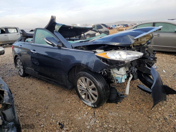 2014 Hyundai Sonata SE with VIN 5NPEC4AC5EH840041, listed as a Copart auction lot 48879035 with 0 mi miles and Non Repairable. Bid and sale history available at carsss.com. Image 4.