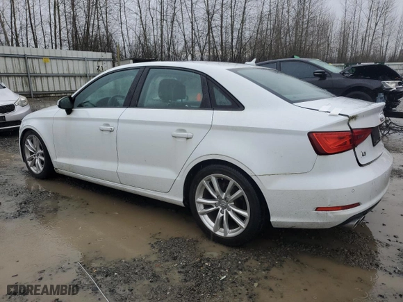 2015 Audi A3 2.0 TDI Premium with VIN WAUAJGFF5F1075864, listed as a Copart auction lot 45573875 with 112558 miles and Salvage Title. Bid and sale history available at carsss.com. Image 2.