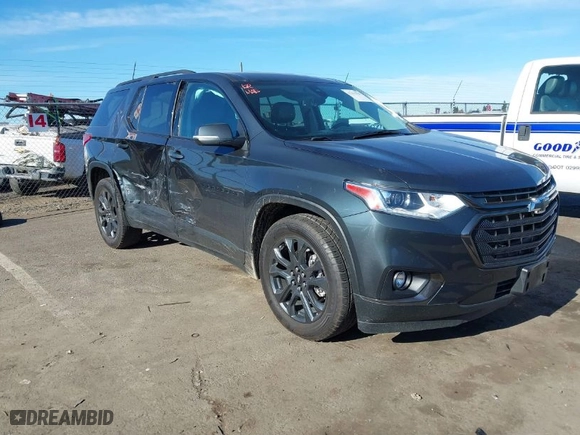 2021 Chevrolet Traverse RS with VIN 1GNEVJKW5MJ199181, listed as a IAAI auction lot 41313703 with 48,842 mi miles. Bid and sale history available at carsss.com. Image 1.