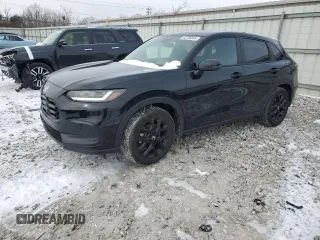2024 Honda HR-V Sport with VIN 3CZRZ2H59RM758786, listed as a Copart auction lot 45756845 with 21,430 mi miles and Salvage Title. Bid and sale history available at carsss.com. Image 1.