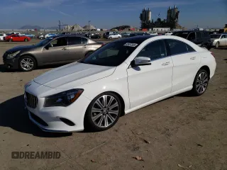 2019 Mercedes-Benz CLA with VIN WDDSJ4EB4KN742081, listed as a Copart auction lot 43457353 with 35,234 mi miles. Bid and sale history available at carsss.com. Image 1.