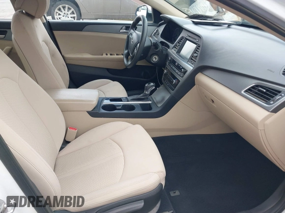 2017 Hyundai Sonata SE with VIN 5NPE24AF8HH595026, listed as a IAAI auction lot 41906112 with 165,519 mi miles. Bid and sale history available at carsss.com. Image 5.