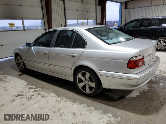 2002 BMW 5 Series 530iA with VIN WBADT63442CH85103, listed as a Copart auction lot 84195734 with 109,894 mi miles and Clean Title. Bid and sale history available at carsss.com. Image 2.