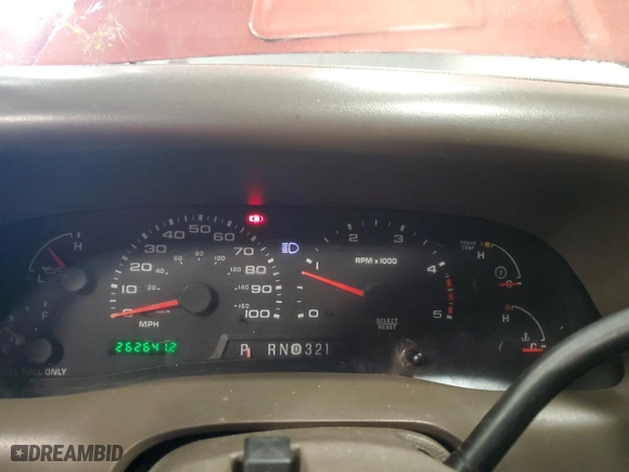 2003 Ford Super Duty F-350 SRW XL with VIN 1FTSW31P43EB61530, listed as a Copart auction lot 87588995 with 262,641 mi miles and Non Repairable. Bid and sale history available at carsss.com. Image 9.