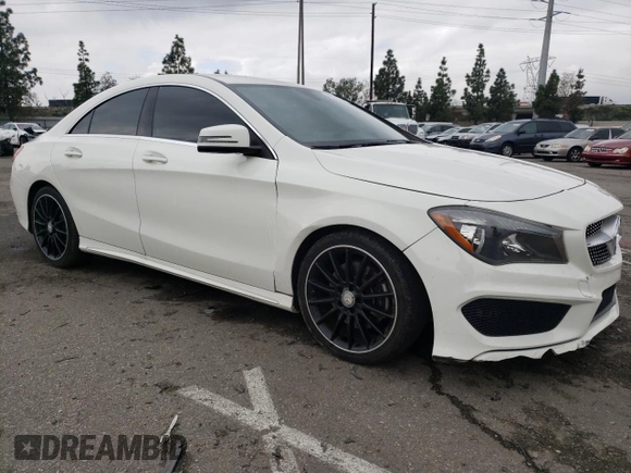 2015 Mercedes-Benz CLA 250 with VIN WDDSJ4EB2FN175987, listed as a Copart auction lot 45073464 with 108,883 mi miles and . Bid and sale history available at DreamBid. Image 4.