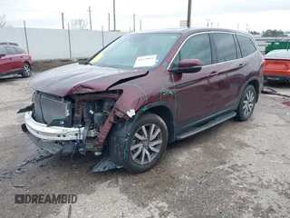 2019 Honda Pilot EX-L with VIN 5FNYF5H59KB026597, listed as a IAAI auction lot 41574993 with 67,750 mi miles. Bid and sale history available at carsss.com. Image 18.
