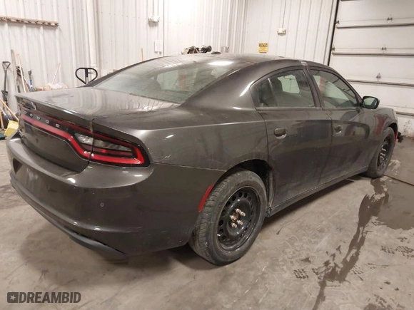 2019 Dodge Charger Police with VIN 2C3CDXKTXKH622738, listed as a IAAI auction lot 41645397 with 127,273 mi miles. Bid and sale history available at carsss.com. Image 4.