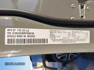 2024 Jeep Compass Limited с VIN 3C4NJDCN9RT589163, выставлен на аукционе IAAI как лот 41327216 с пробегом Не указан миль и . История ставок и продаж доступна на DreamBid. Изображение 9.