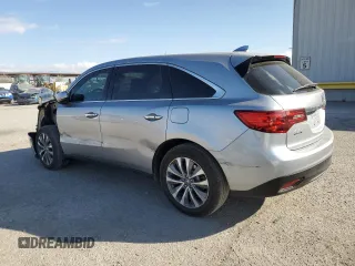 2016 Acura MDX w/Tech with VIN 5FRYD3H43GB015893, listed as a Copart auction lot 89401505 with 125,196 mi miles and Salvage Title. Bid and sale history available at carsss.com. Image 2.
