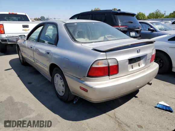 1997 Honda Accord Value with VIN 1HGCD5683VA171467, listed as a Copart auction lot 66351414 with 350,770 mi miles and Salvage Title. Bid and sale history available at carsss.com. Image 2.