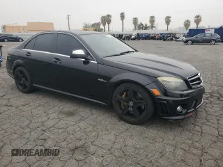 2009 Mercedes-Benz C 63 AMG with VIN WDDGF77X79F272909, listed as a Copart auction lot 53105275 with 164,283 mi miles and Clean Title. Bid and sale history available at DreamBid. Image 4.