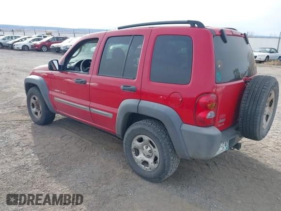 2002 Jeep Liberty Sport with VIN 1J4GL48K82W279730, listed as a IAAI auction lot 40903674 with 133,082 mi miles. Bid and sale history available at carsss.com. Image 3.