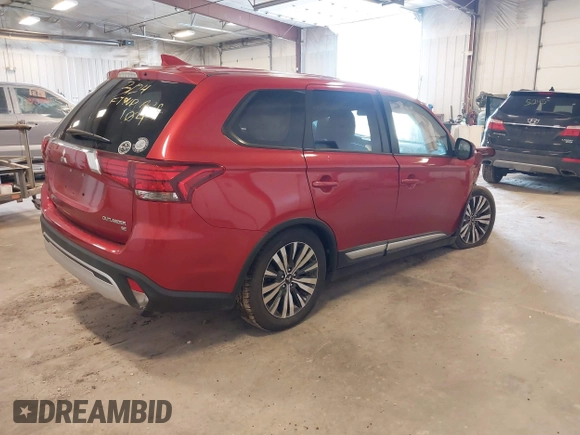 2019 Mitsubishi Outlander SE with VIN JA4AD3A31KZ055407, listed as a IAAI auction lot 41914632 with 78,628 mi miles and . Bid and sale history available at DreamBid. Image 4.