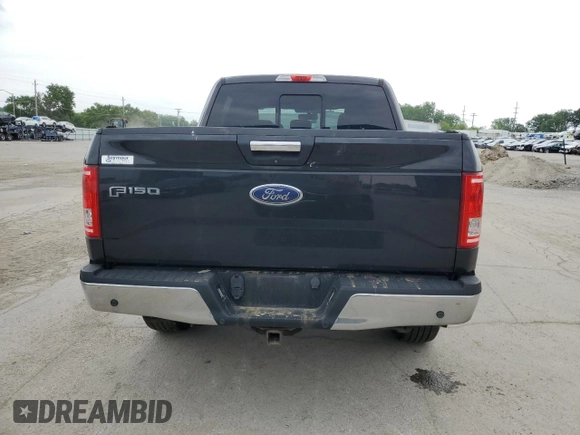 2015 Ford F-150 XLT with VIN 1FTEW1EP7FFC21309, listed as a Copart auction lot 55979265 with 86,484 mi miles and Salvage title. Bid and sale history available at DreamBid. Image 6.