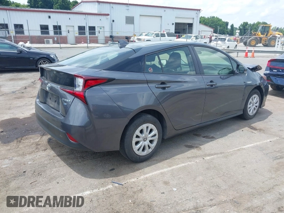 2021 Toyota Prius L Eco z VIN JTDKAMFU3M3152785, wystawiony jako IAAI lot #42501351 z przebiegiem 60 489 mil mil oraz . Historia ofert i sprzedaży dostępna na DreamBid. Obrazek 4.